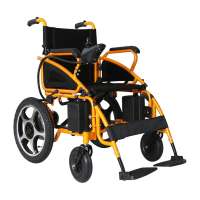 lithium battery motorized foldable electric wheelchair