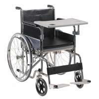 Health&medical standard folding commode wheelchair with hand brake JL609J