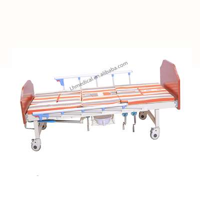 Stainless steel multifunction home care bed folding bed for patient