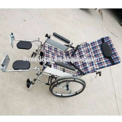 Portable folding lightweight travel comfort wheelchair