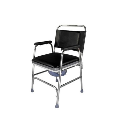 Folding Lightweight Stainless Steel Commode Chair